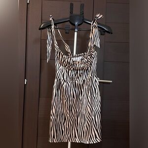 Striped Blue and White Leggings